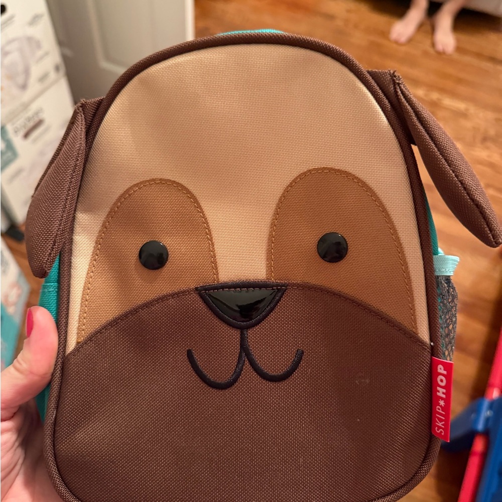 Skip Hop Brown and Tan Puppy Backpack
